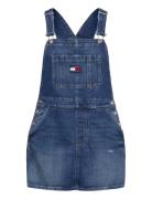 Dungaree Denim Dress Ch6138 Kort Kjole Blue Tommy Jeans