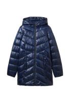 Hooded Lightweight Coat Foret Jakke Navy Tom Tailor