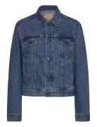 Flag Denim Trucker Jacket Jakke Denimjakke Blue Polo Ralph Lauren