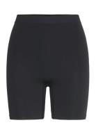 Brief Seamless Biker High Mom Hipsters Undertøj Black Lindex