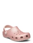 Classic Glitter Clog Slippers Hjemmesko Pink Crocs