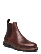 Troy Chelsea Boot Støvlet Chelsea Boot Brown Les Deux