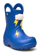 Handleitlightningboltrainbootk Shoes Rubberboots High Rubberboots Blue...