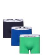 Classic Stretch-Cotton Trunk 3-Pack Boxershorts Blue Polo Ralph Lauren