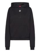 Delfinia Tops Sweatshirts & Hoodies Hoodies Black HUGO