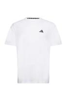 Tr-Es Stretch T Tops T-Kortærmet Skjorte White Adidas Performance