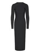 Stretchy Maxi Dress Maxikjole Festkjole Black ROTATE Birger Christense...