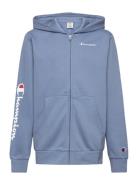 Hooded Full Zip Sweatshirt Sport Sweatshirts & Hoodies Hoodies Blue Ch...