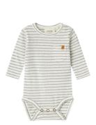 Nbmhektor Ls Body Lil Bodies Long-sleeved White Lil'Atelier