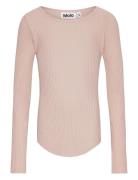 Rochelle Tops T-shirts Long-sleeved T-Skjorte Pink Molo