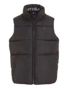 Essential Padded Vest Foret Vest Black Tommy Hilfiger