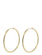 Sanne Medium Hoop Earrings Accessories Jewellery Earrings Hoops Gold P...