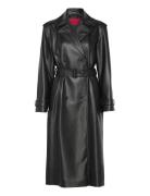 Malitta-1 Trenchcoat Frakke Black HUGO