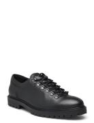 Thatcher Grain Hiking Derby Shoe Low-top Sneakers Black Les Deux