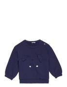 Sweater L/S Tops Sweatshirts & Hoodies Sweatshirts Navy United Colors ...