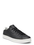 Tjm Leather Low Cupsole Low-top Sneakers Black Tommy Hilfiger