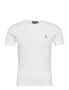 Pima Polo-Ssl-Tsh Designers T-Kortærmet Skjorte White Polo Ralph Laure...