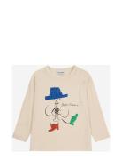 Magic Flute Player T-Shirt Tops T-shirts Long-sleeved T-Skjorte Cream ...