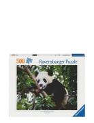 Panda Bear 500P Toys Puzzles And Games Puzzles Classic Puzzles Multi/p...