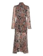 Paisley Print Dress Maxikjole Festkjole Multi/patterned Mango