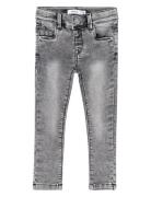 Nmfpolly Skinny Jeans 1842-Th Noos Bottoms Jeans Skinny Jeans Grey Nam...