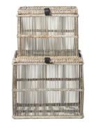 Norah Basket Set Home Storage Storage Baskets Multi/patterned Lene Bje...