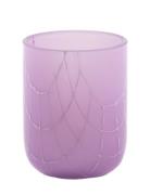 Flow Tumbler Home Tableware Glass Cocktail Glass Purple Kodanska