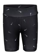 Snack Pack Swooshfetti Aop Bike Short Sport Shorts Black Nike