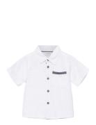 Nmmhomalle Ss Shirt Tops Shirts Short-sleeved Shirts White Name It