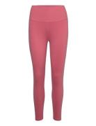 Adidas Yoga Studio 7/8 Leggings Bottoms Running-training Tights Pink A...