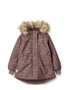 Jacket Mathilde Tech Outerwear Jackets & Coats Winter Jackets Purple W...