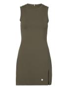 Ace Rib Dress Sport Short Dress Green Björn Borg