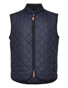 Teddy Quilted Vest Designers Vests Navy Morris