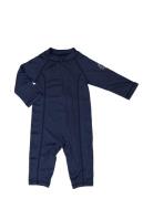 Uv Baby Suit Swimwear Uv Clothing Uv Suits Navy Geggamoja