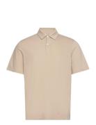 Durwin S/S Polo Shirt Designers Polos Short-sleeved Beige Morris