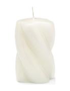 Blunt Twisted Candle Short White Home Decoration Candles Block Candles...