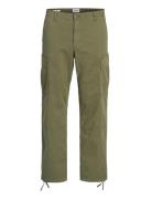 Jpstkarl Jjharlow Cargo Noos Bottoms Trousers Cargo Pants Khaki Green ...