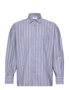 Striped Cotton Poplin Shirt Designers Shirts Business Blue Filippa K