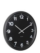 Wall Clock New Classic Xl Black Home Decoration Watches Wall Clocks Bl...