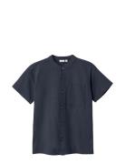 Nkmfaher Ss Shirt F Noos Tops Shirts Short-sleeved Shirts Navy Name It