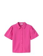 Nkfduanja Ss Shirt Tops Shirts Short-sleeved Shirts Pink Name It