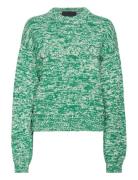 Round Neck Knit Jumper Designers Knitwear Jumpers Green ROTATE Birger ...