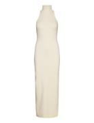 Twisted Back Rib Dress Designers Maxi Dress Cream Les Coyotes De Paris