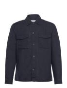 Viera Designers Overshirts Navy Reiss