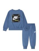 Nike Sportswear Utility Futura Crew And Pants Set Sets Tracksuits Blue...