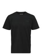 Slhaspen Logo Ss O-Neck Tee Noos Tops T-Kortærmet Skjorte Black Select...