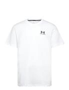 Ua M Logo Emb Heavyweight Ss Sport T-Kortærmet Skjorte White Under Arm...