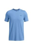 Vanish Seamless Grid Ss Sport T-Kortærmet Skjorte Blue Under Armour