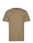 Plain T-Shirt Tops T-Kortærmet Skjorte Brown Lyle & Scott