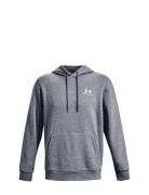 Ua Essential Fleece Hoodie Tops Sweatshirts & Hoodies Hoodies Grey Und...